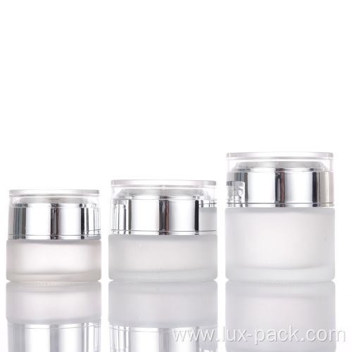 20ml 30ml 50ml empty glass jars for creams